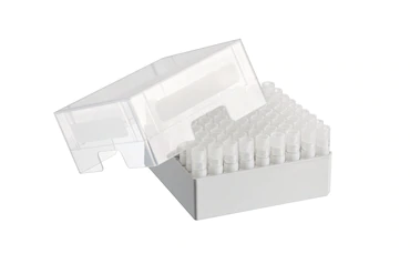 艾本德儲存盒 9 × 9, 可放置 81  個螺旋蓋（凍存）管， 3   mL，2  件，高 76  mm，3  英寸，聚丙烯材料，可耐受最低 -86  °C，可高溫高壓滅菌，帶蓋子并具有數(shù)字字母標(biāo)識